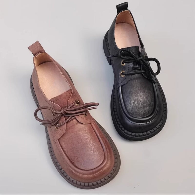 Women's Oxford Big Toe Lace Up Shoes Maxct