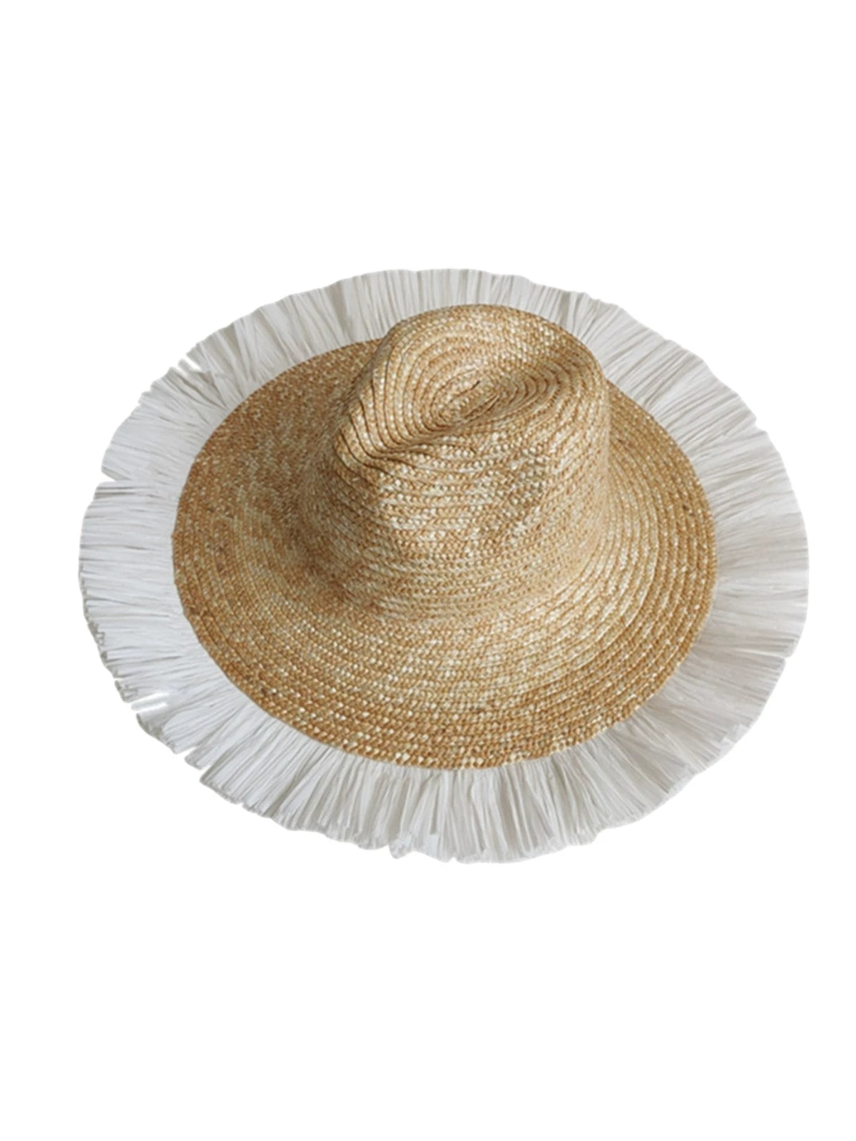 Maxct Sun Hat Fashion Wind Straw Women's Burrs Straw Hat