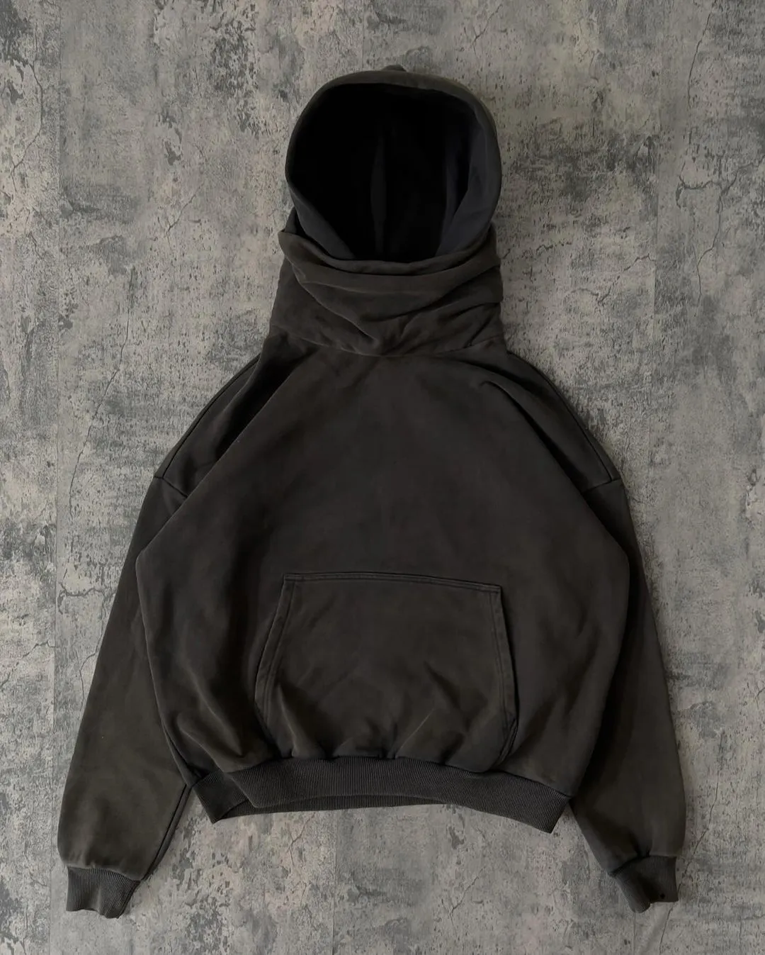 Y2k women's clothing hoodies sweatshirt pullover long sleeved high necked ninja collar dark vintage oversize streetwear special