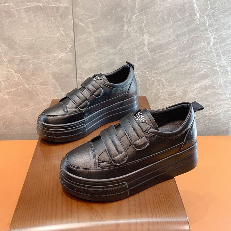 5cm Leather Platform Sneakers for Women Maxct