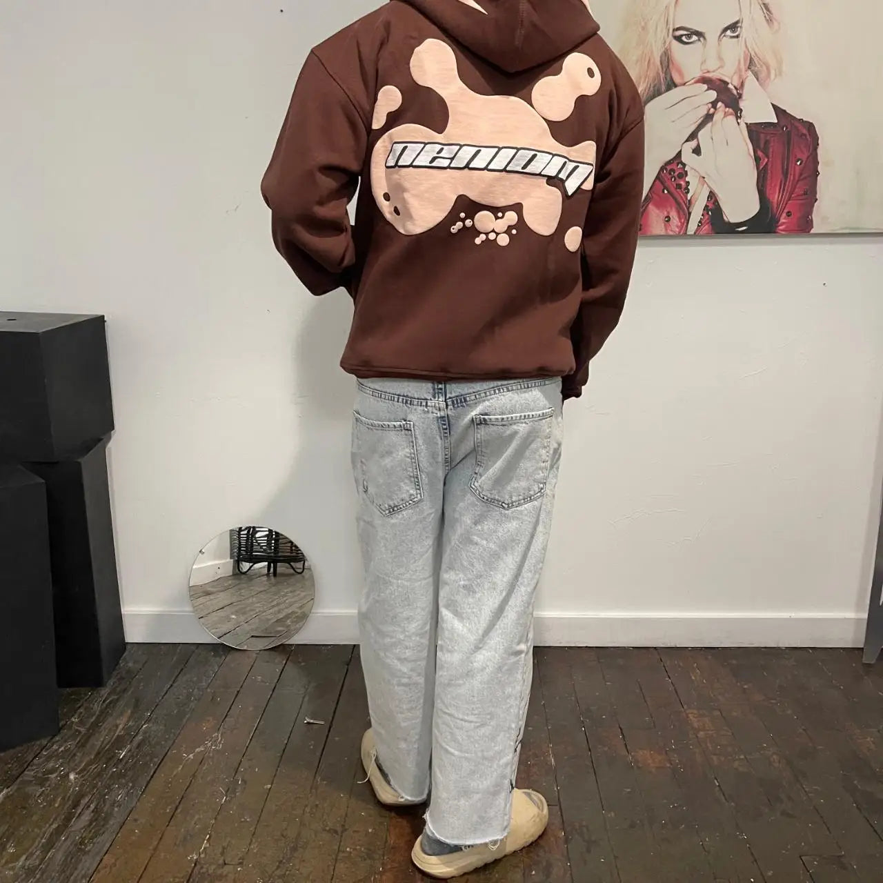 Maxct y2k Vintage Women's Clothing oversize hoodies sweatshirt print pullover long-sleeved top back school fit Hip Hop High Street