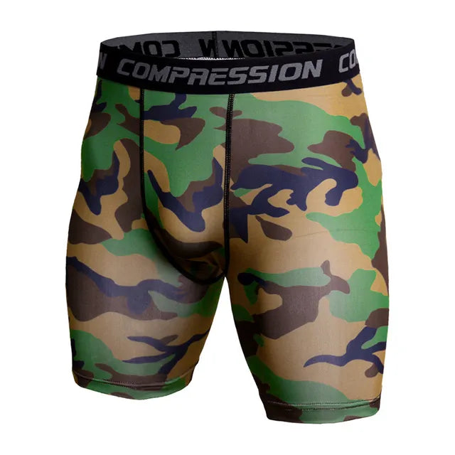Camouflage Compression Shorts for Men Maxct