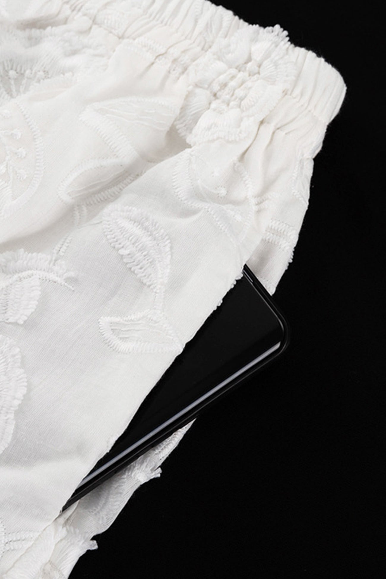 Maxct Floral Embroidery Long Sleeve Shirt Suits