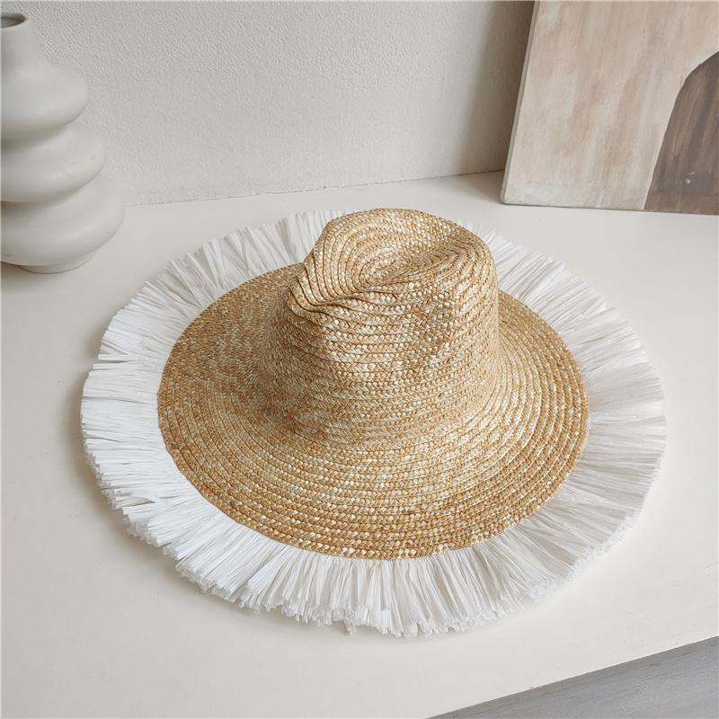 Sun Hat Fashion Wind Straw Women's Burrs Straw Hat