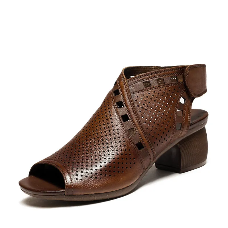 Handmade Block Gladiator Sandals Maxct