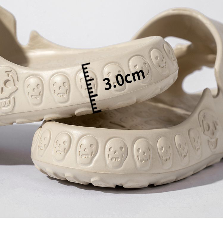 Skull Design Men Slippers - true deals club