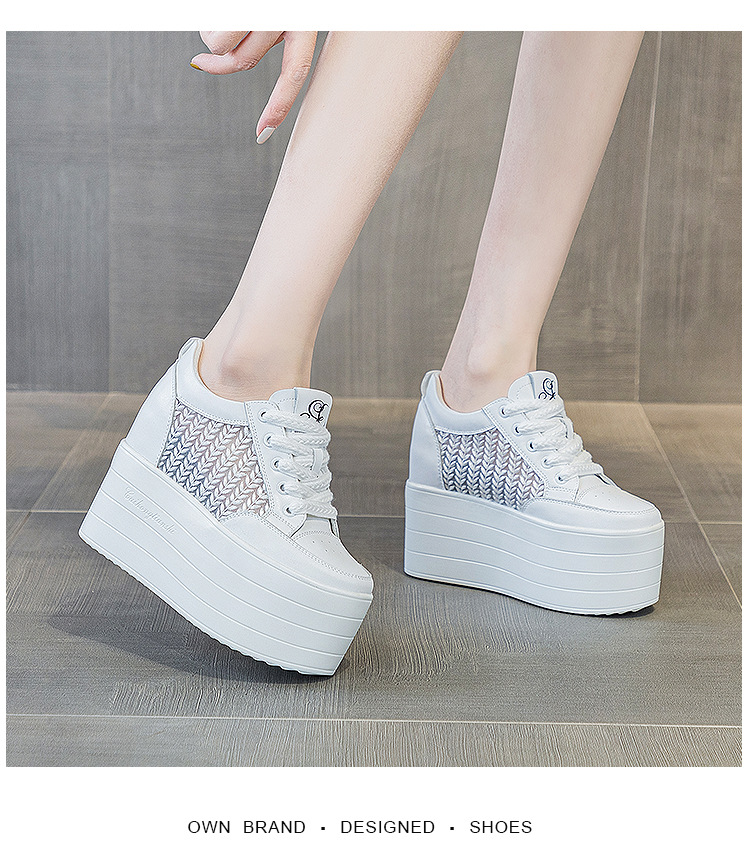 Women's Summer Mesh Air Sneakers Mixed Colors. High Heel - true-deals-club