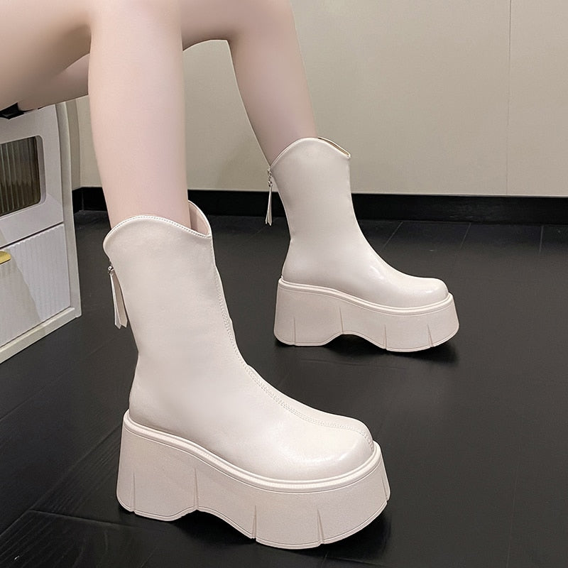 Women's Mid-calf Platform Boots Maxct