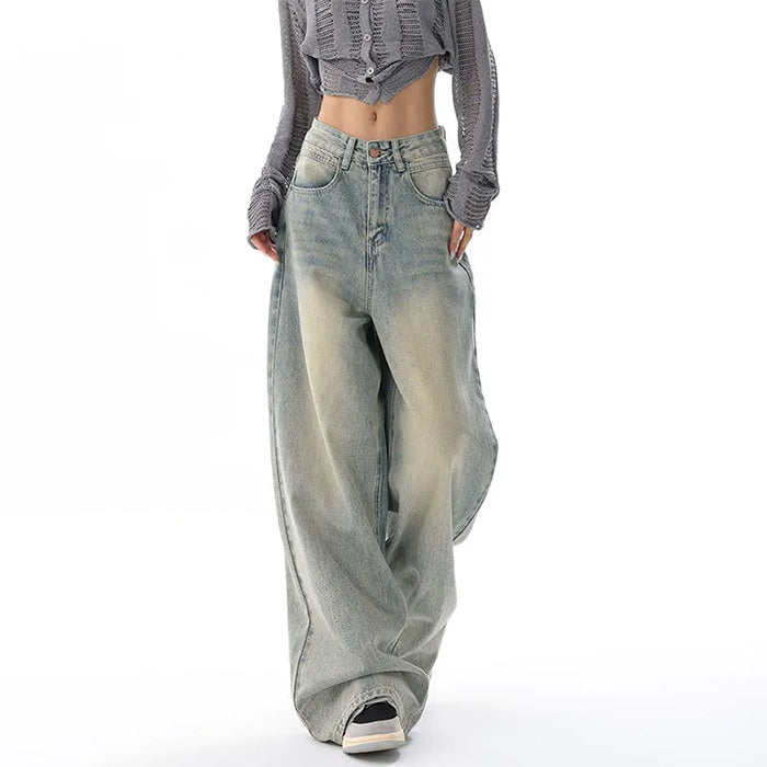 90's Light Wash Baggy Jeans Maxct