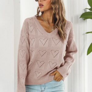 Maxct &V-Neck Drop Shoulder Sweater
