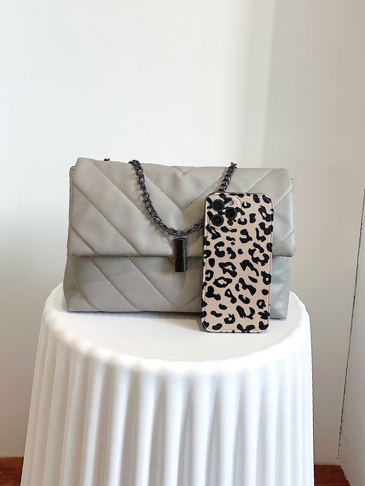 Maxct - Chevron Chain Tote Bag  - Women Tote Bags
