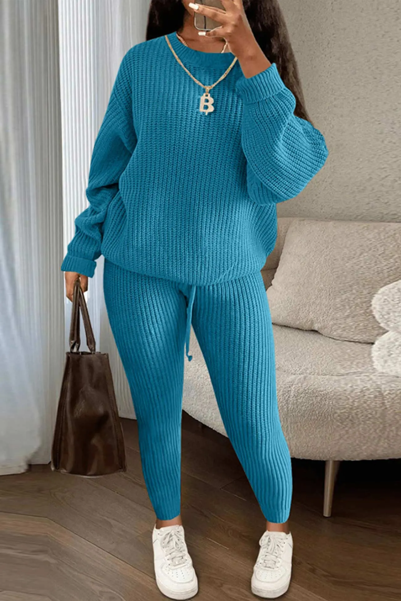 Maxct Crew Neck Sweater Suits