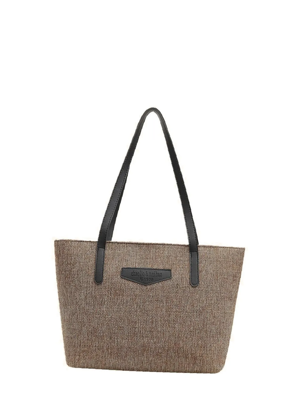 Maxct - Letter Patch Tote Bag  - Women Tote Bags