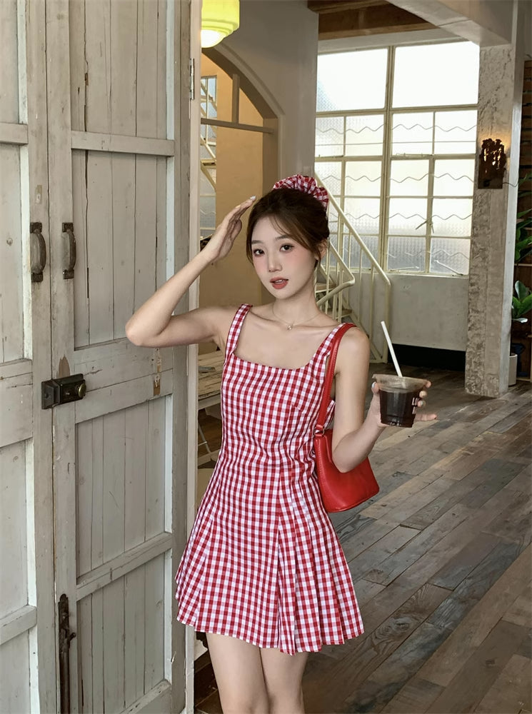 Candy Shop Gingham Mini Dress Maxct