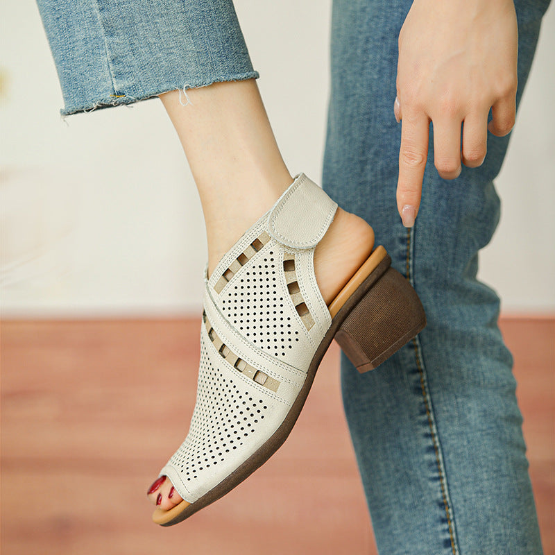 Handmade Block Gladiator Sandals Maxct