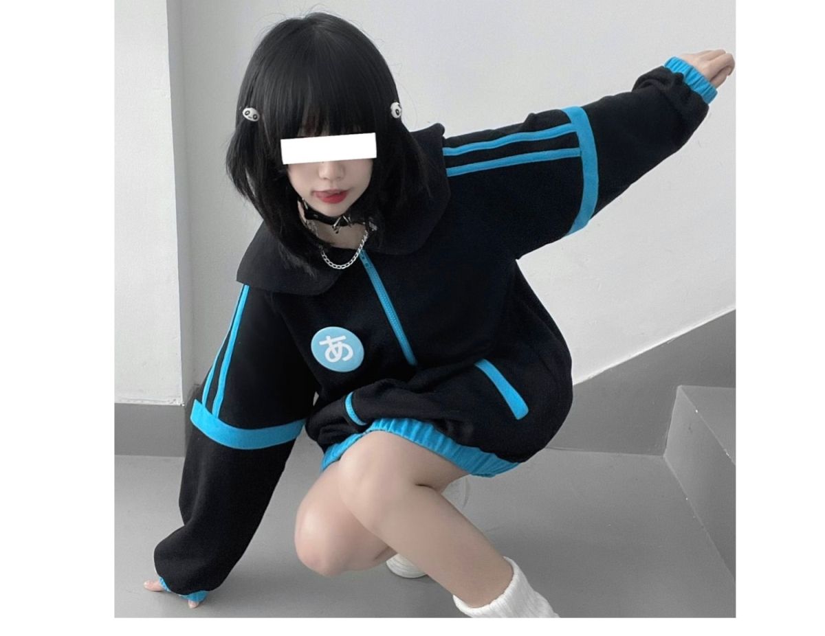 New Japanese Kawaii Jackets Y2K Women Cute Oversized Sweatshirt Preppy Outwear Harajuku Grunge Fairy Clothes Chaquetas Mujer