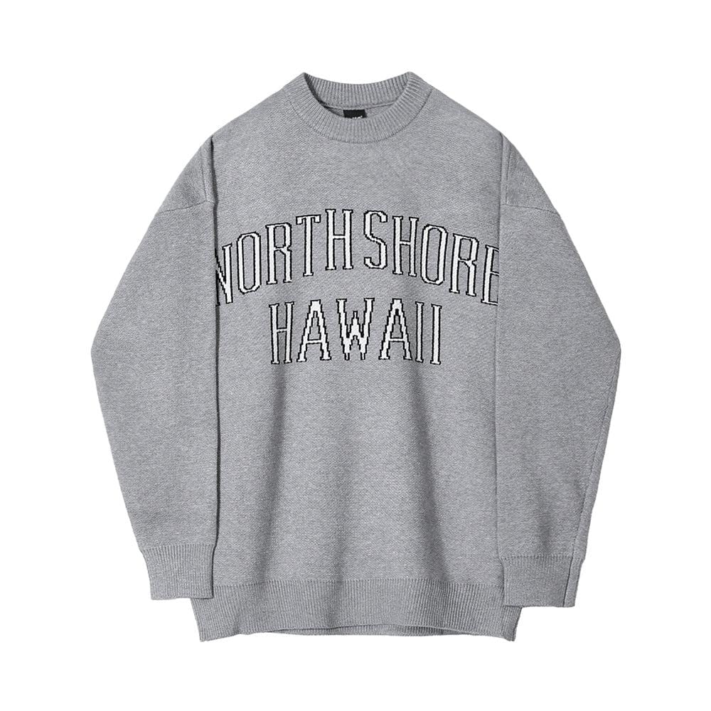 Maxct 6144 Knitted Hawaii Lettered Pullover Sweater