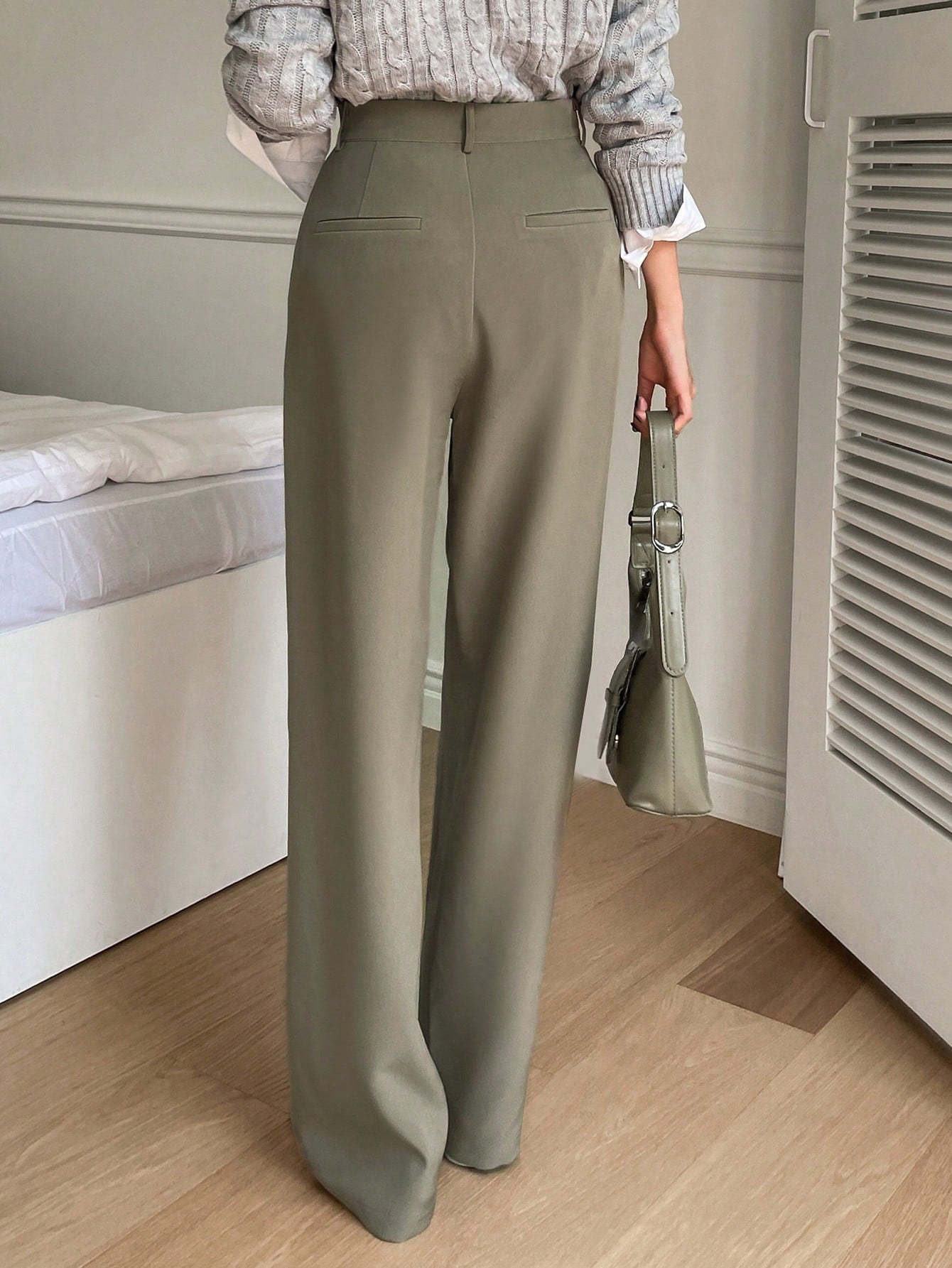 Maxct Plicated Detail Suit Pants