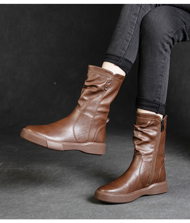 British Style Splicing Thick-Soled Martin Boots Maxct
