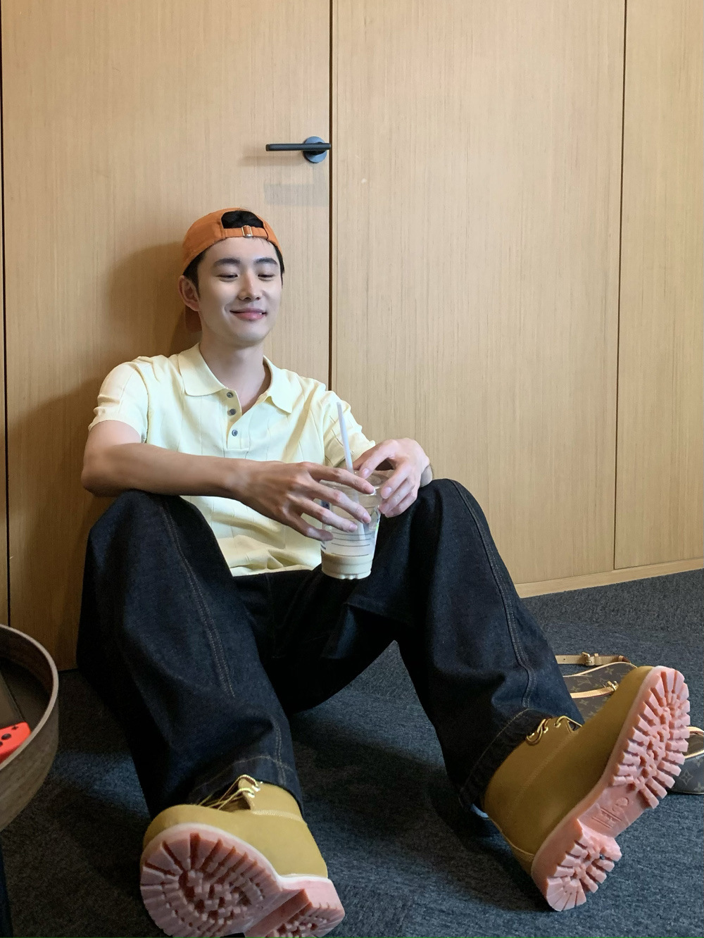 90s Streetwear Korean Style Niche Lapel Polo Shirt Pit Button Design Short-sleeved T-shirt Men's Casual All-match Knitted Top