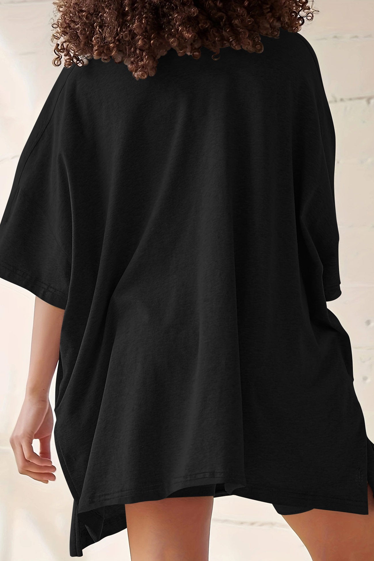 Maxct V Neck Side Slit T-shirt Bodycon Shorts Set