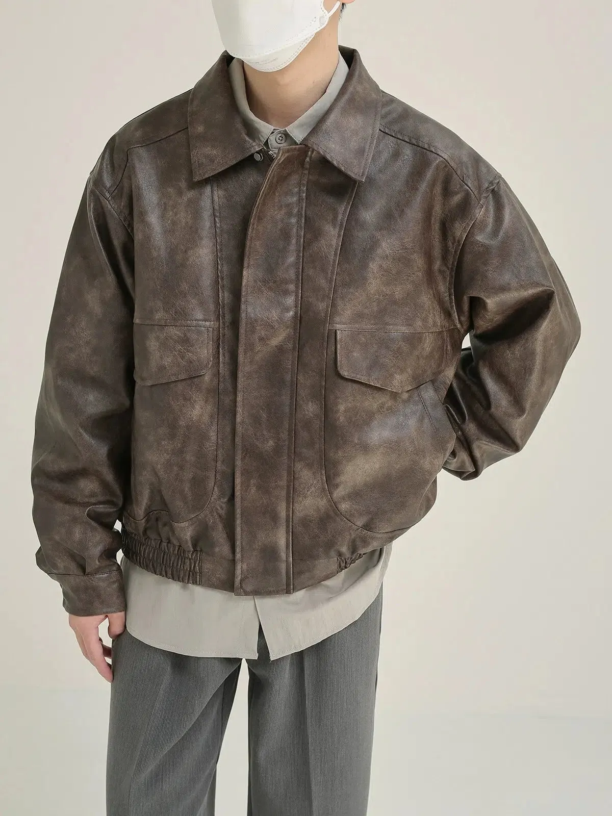 Maxct Motorcycle PU Leather Jacket