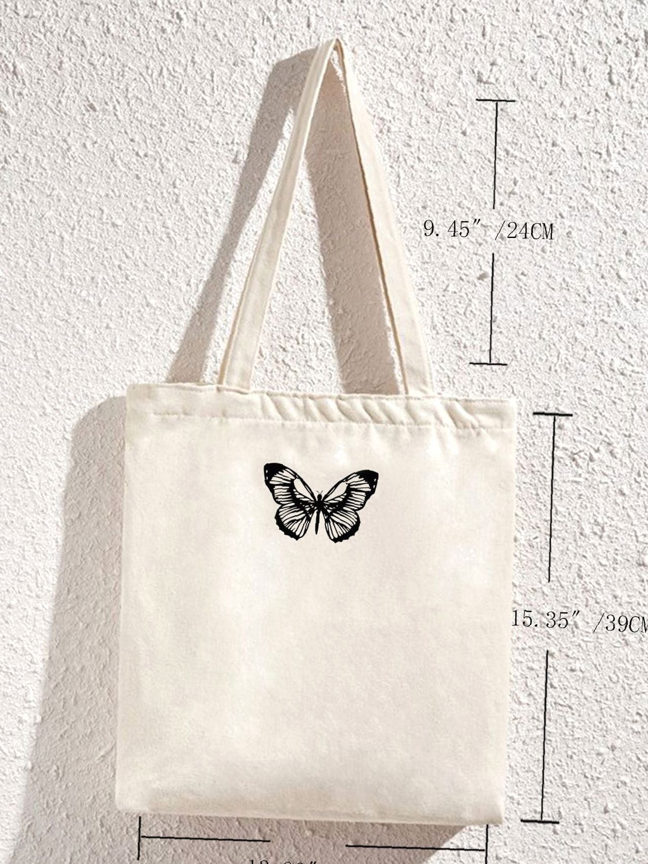 Maxct - Butterfly Graphic Shopper Bag  - Women Tote Bags