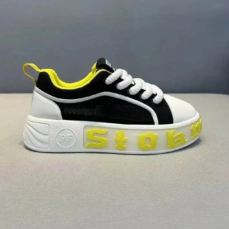 Stylish Men's Sneakers - Height-Boosting Shoes Maxct
