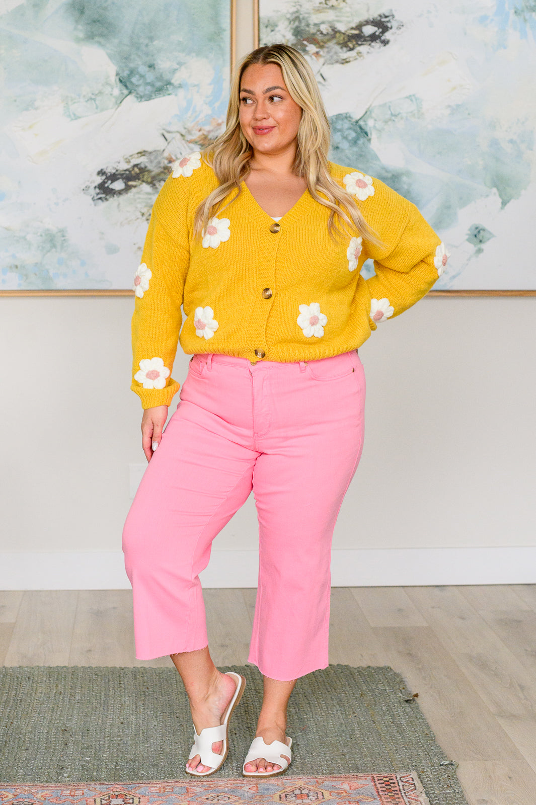 Maxct &You're Enough Floral Cardigan