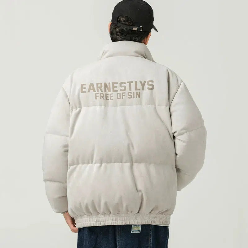Maxct Stand Collar Cotton Coat