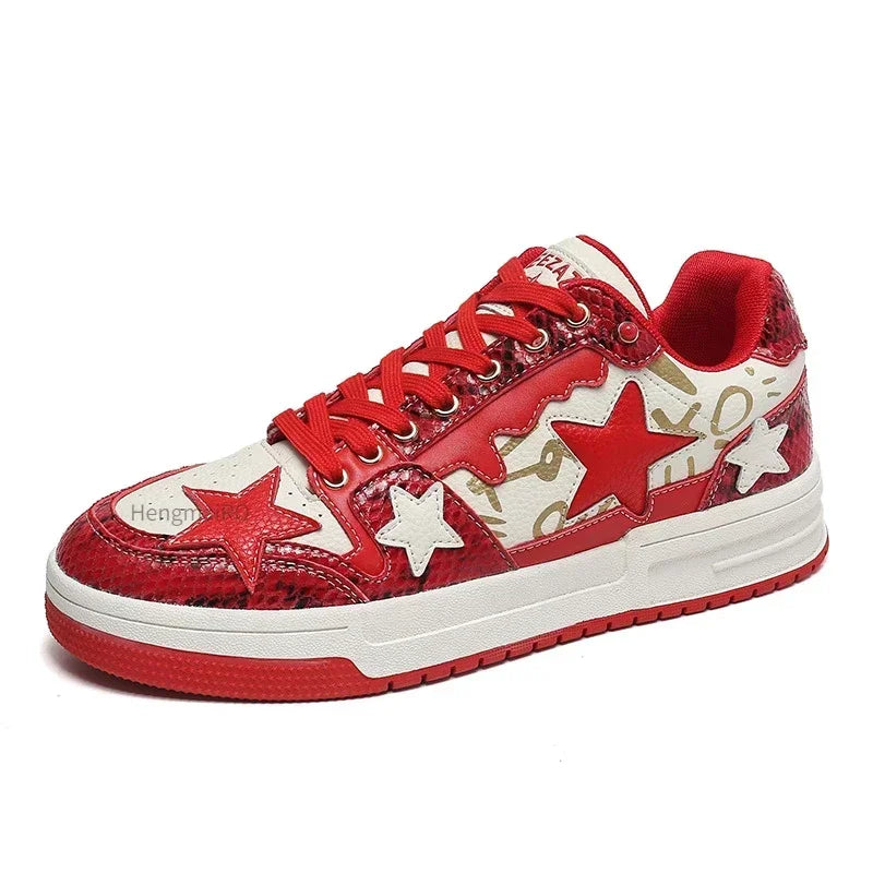 Skate Shoes Retro Y2K Star Punk Hip-hop Skateboard Sneakers Maxct