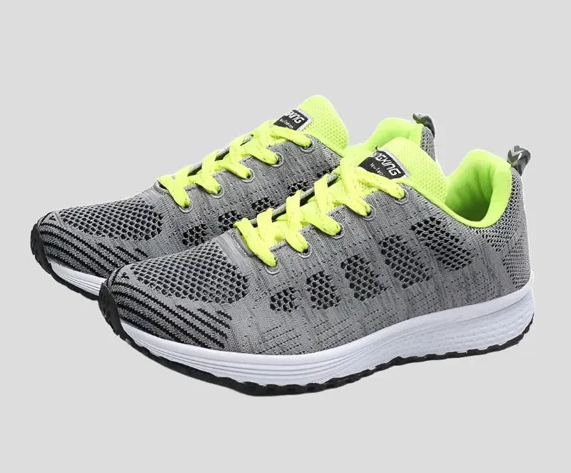 Casual Breathable Mesh Flat Sneakers for Women Maxct