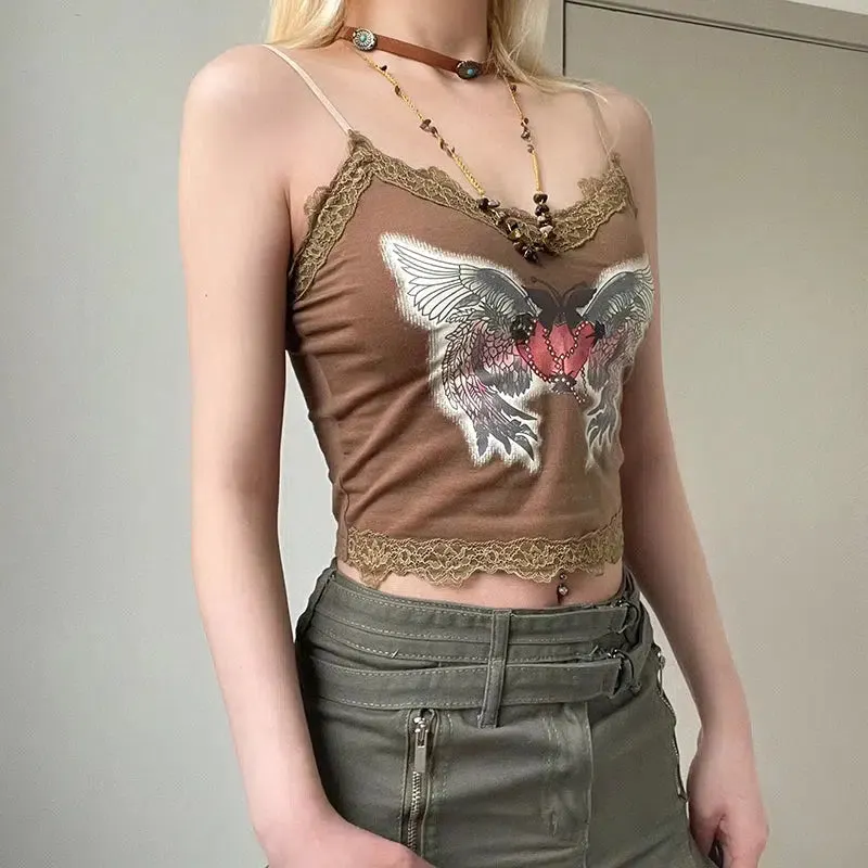 Maxct &Fairy Grunge Angel Wings Top