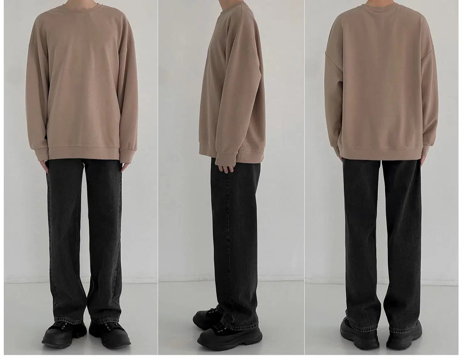 Maxct Round Neck Crew Neck Sweater