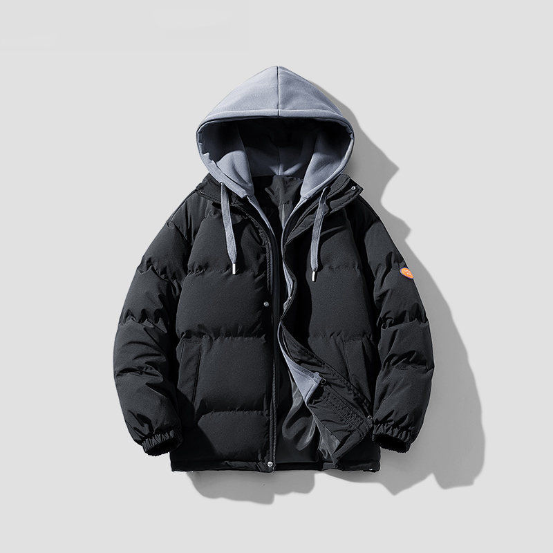 &Hoodie Lined Cotton Down Jacket