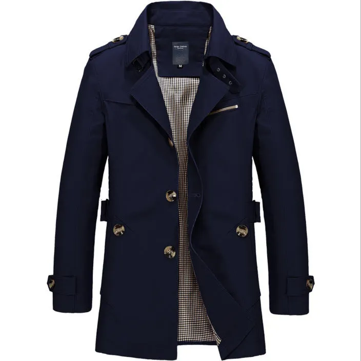 Maxct &Men's Mid-Length Light Coat