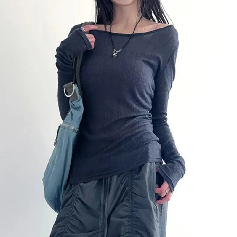Maxct &Knitted Mesh Backless Top