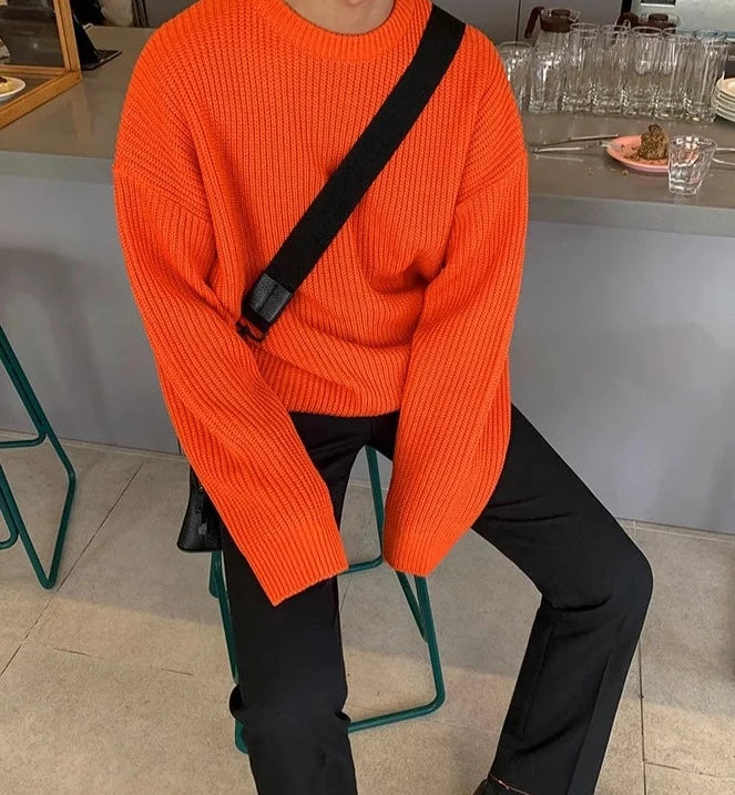 Maxct Autumn Rib Knit Sweater