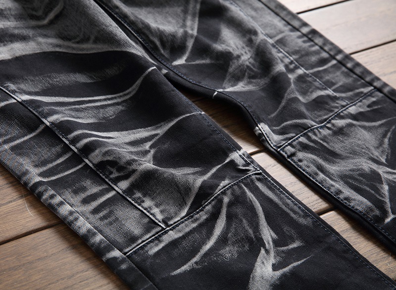 Men's New Zipper Distressed Straight Retro Jeans Best Sellers