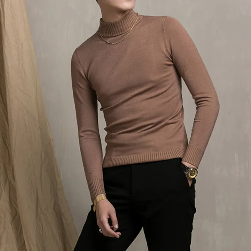 Maxct Half High Neck Slim-fit Sweater