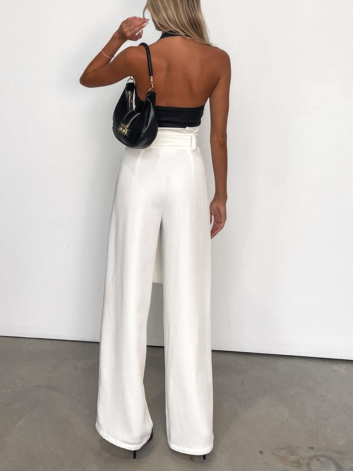 Maxct Minimalism Knotted Straight Leg Pants