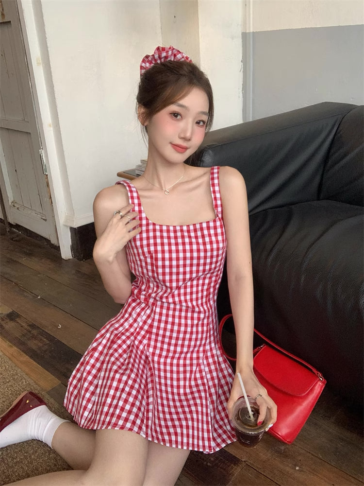 Candy Shop Gingham Mini Dress Maxct