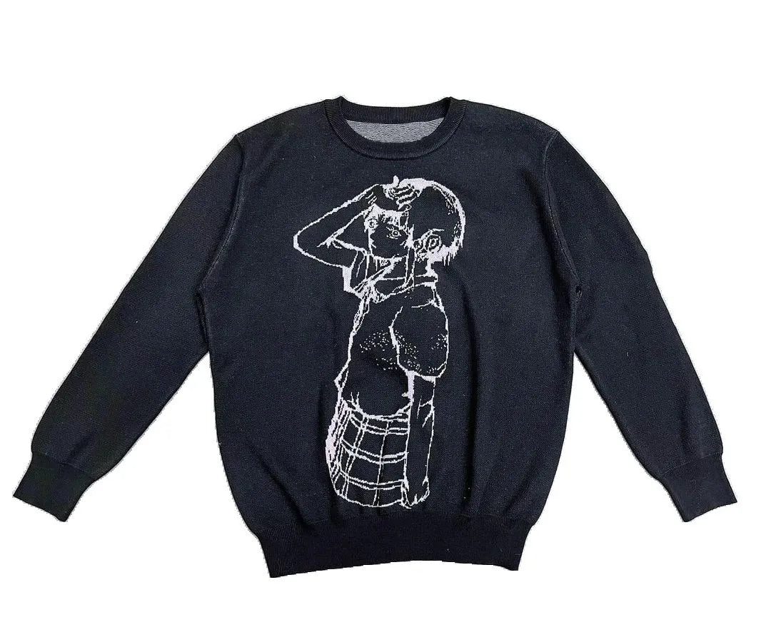 Maxct y2k women clothes sweater zipper Sweatshirt long sleeve top Streewear hip hop punk retro clothes Harajuku Trendy oversize clothe