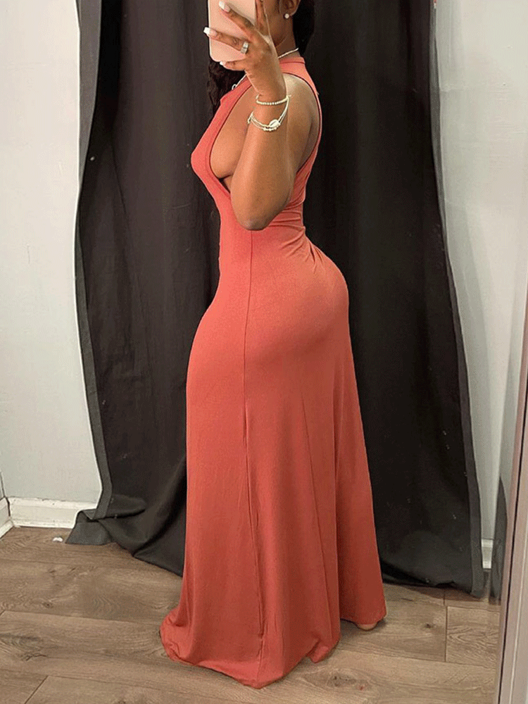 High Split Maxi Dress Maxct