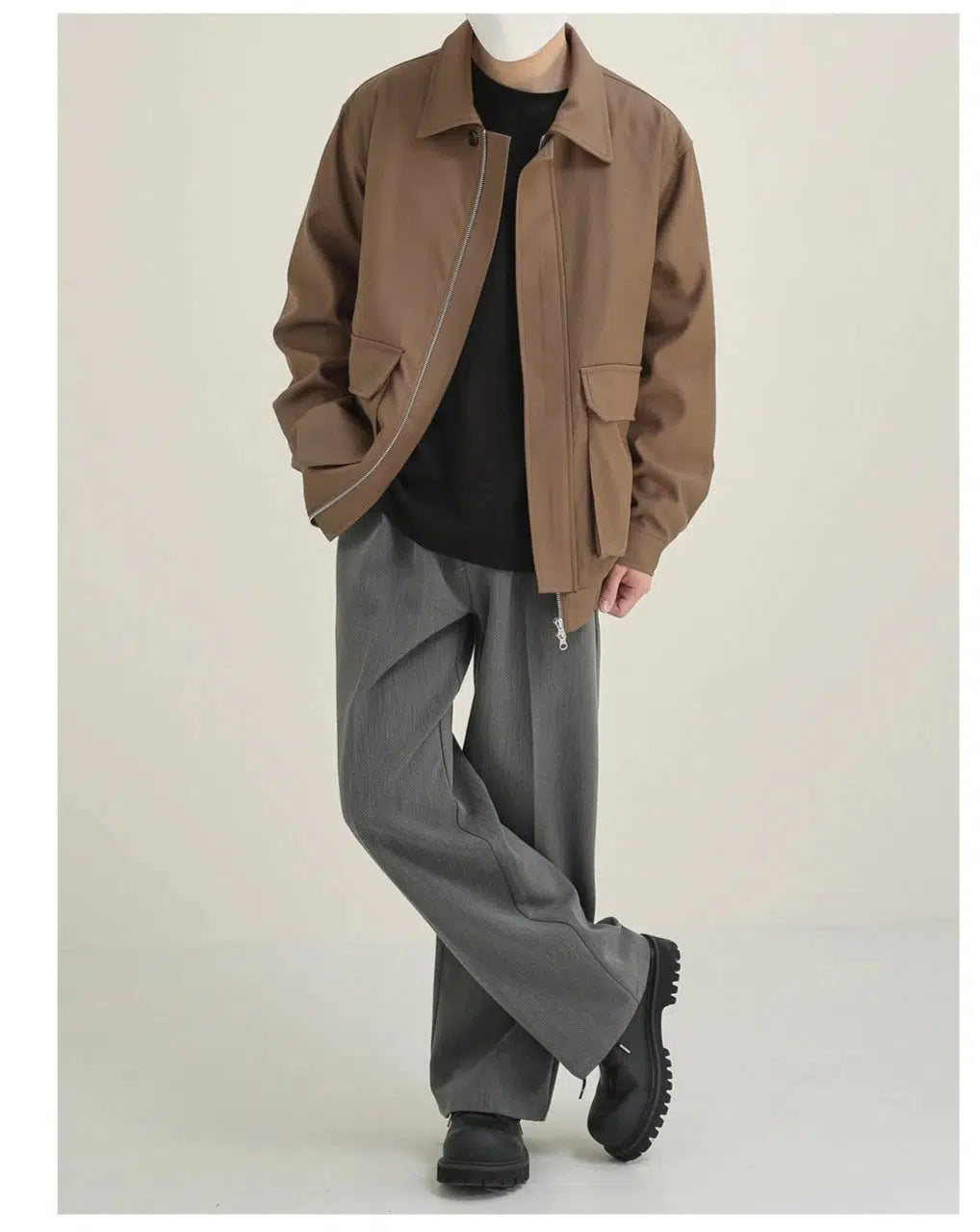 Maxct Anti-wrinkle Multi Pocket Lapel Jacket