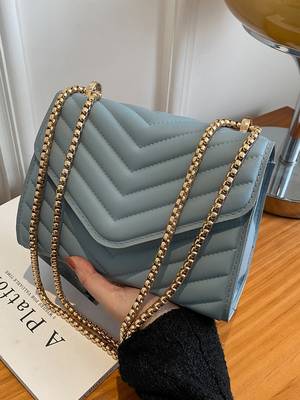 Bag For Love - Minimalist Textured Flap Square Bag - Women Maxct Bags