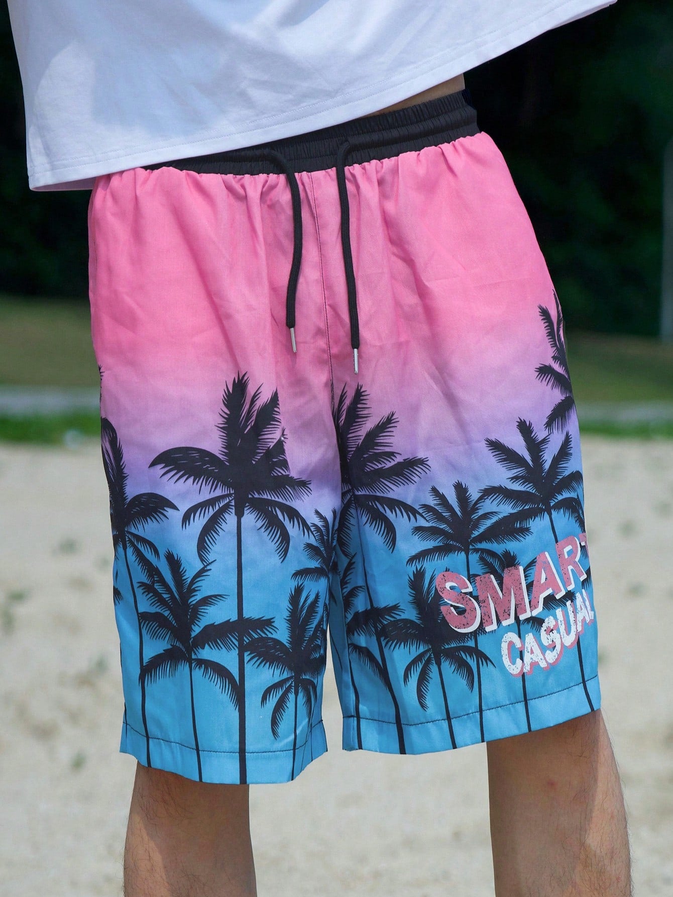Maxct Men's Floral Print Summer Shorts Perfect For Vacation Outfits
