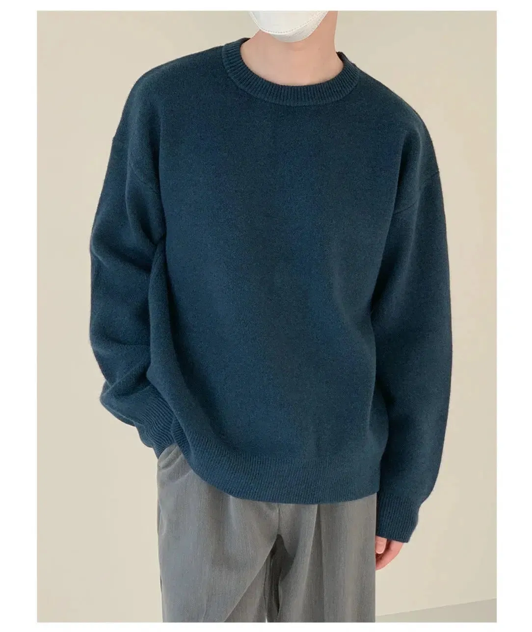 Maxct Cashmere Crew Neck Base Sweater