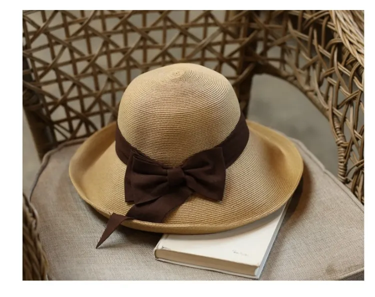 Straw Hat Artsy Travel Women's Anti-DDoS Foldable Hat