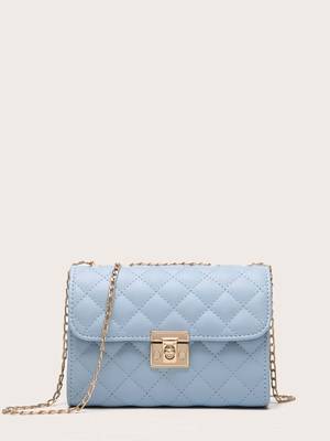 Bag For Love - Minimalist Textured Flap Square Bag - Women Maxct Bags